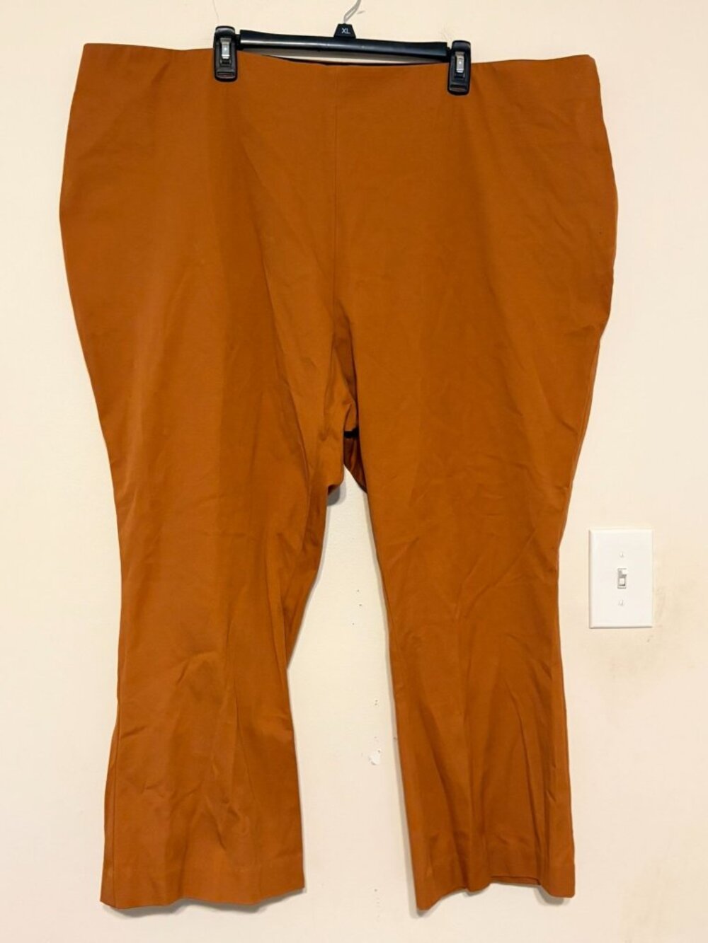 New NWT A New Day Rust Brown Straight Leg Ankle Slacks Size 26 26" Inseam
